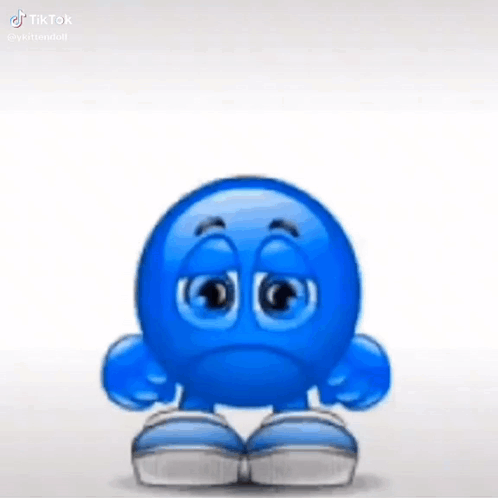 Blue Sad Smiley