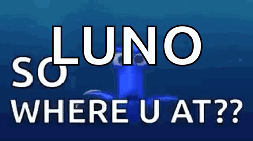 Blue Shark Saying Luno So Where U At