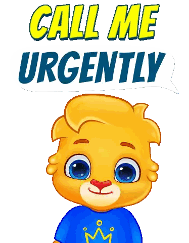 Blue Shirt Bear Urgently Calling