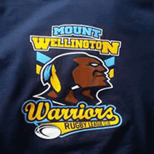 Blue Shirt Saying Mount Wellington Warriors