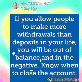 Blue Sign About Balance and Withdrawals