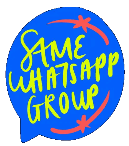Blue Speech Bubble Same WhatsApp Group