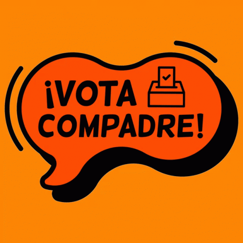 Blue Speech Bubble Saying Tu Voto Cuenta GIF