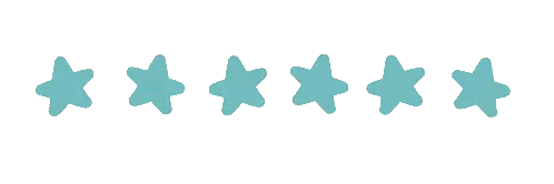 Blue Stars on White