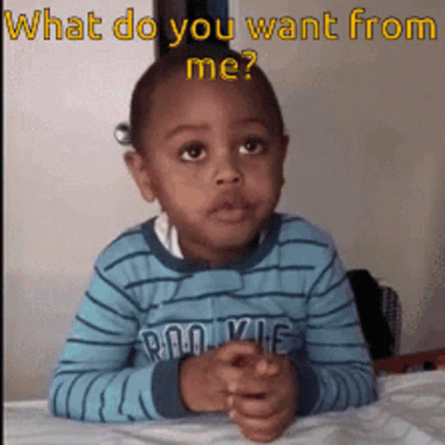 Blue-Striped Shirt Boy Asks What Do You Want From Me