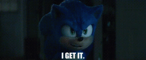 Blue Stuffed Animal Close Up Saying I Get It