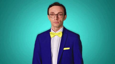 Blue Suited Man Signals Will Do GIF