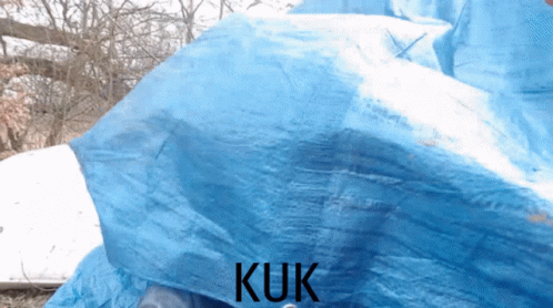 Blue Tarp with Kuk