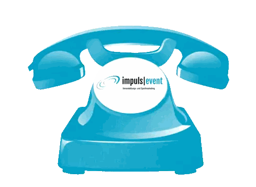 Blue Telephone With Impuls Event