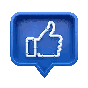 Blue Thumbs Up Speech Bubble