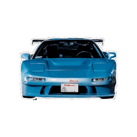 Blue Toyota Supra Rotating GIF