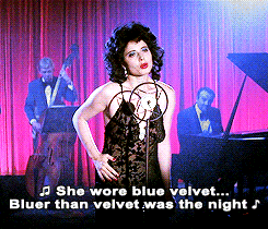 Blue Velvet Dorothy Vallens Singing GIF