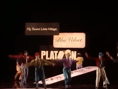 Blue Velvet Platoon Dancer GIF