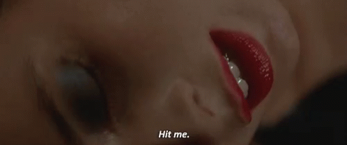 Blue Velvet Seductive Woman GIF