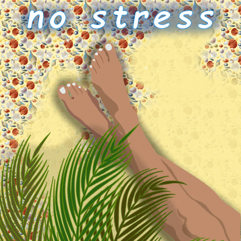 Blue Wave No Stress GIF