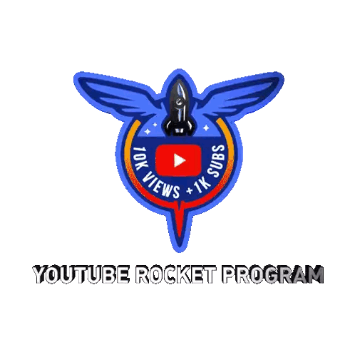 Blue Winged Emblem with YouTube Logo