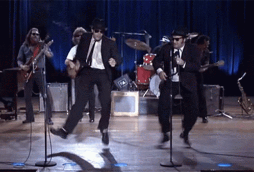 Blues Brothers Band Feet Dance GIF
