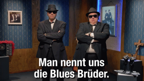 Blues Brothers Cross Arms GIF