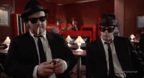 Blues Brothers Mission From God Smoking GIF