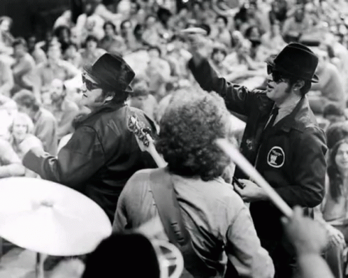 Blues Brothers Photograph Glitch GIF