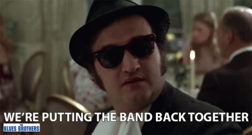 Blues Brothers Putting The Band Back Together GIF