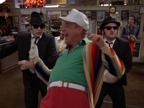Blues Brothers Rodney Dangerfield Dancing GIF
