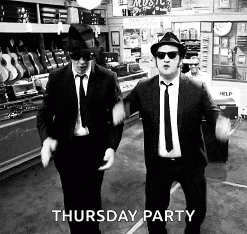 Blues Brothers Thursday Party Dancing GIF