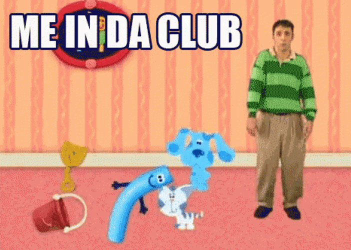 Blues Clues In The Club GIF