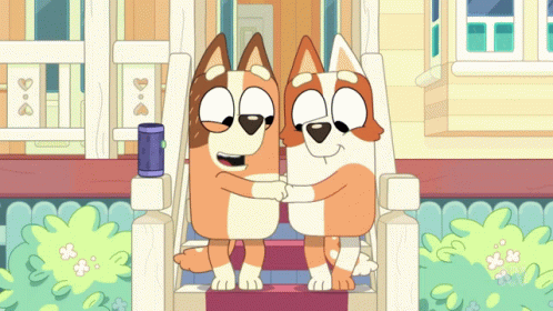 Bluey Chili Brandy Dancing GIF