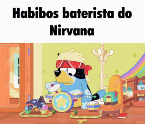 Bluey Heeler Nirvana GIF