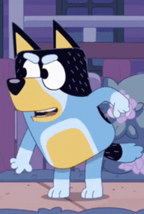 Bluey Bandit Smacking His Bum GIF