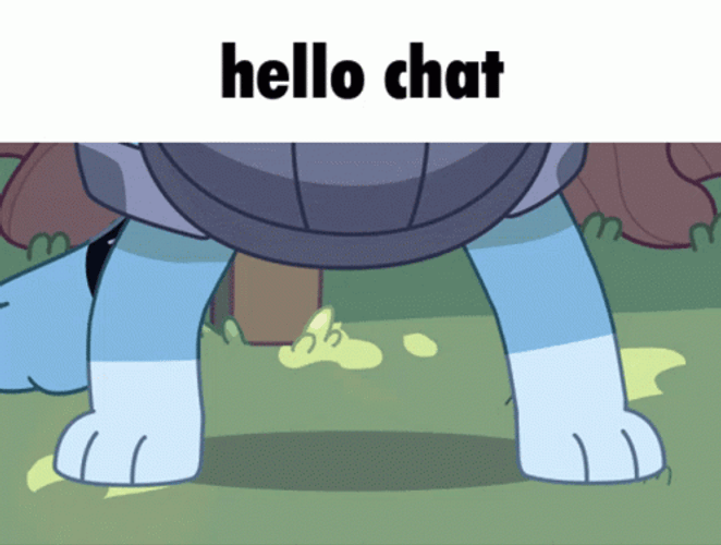 Bluey Bingo Saying Hello GIF