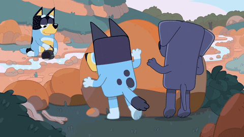 Bluey Dog Planning GIF