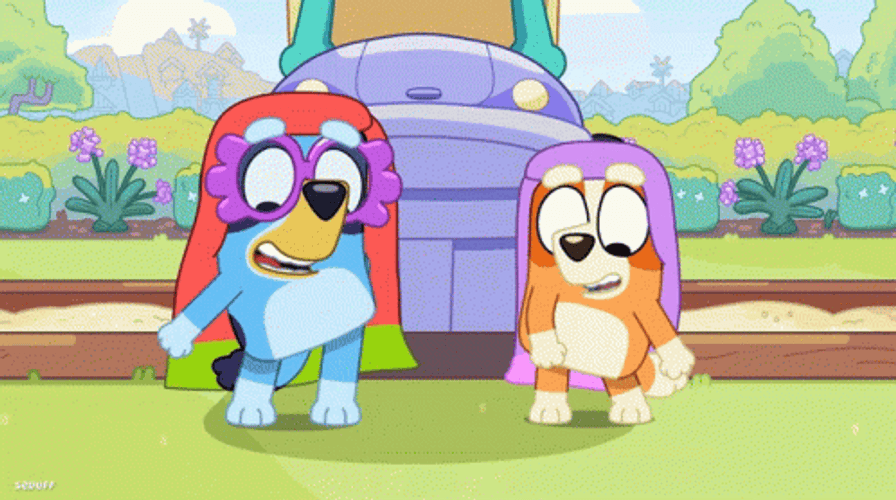 Bluey Floss Dancing GIF