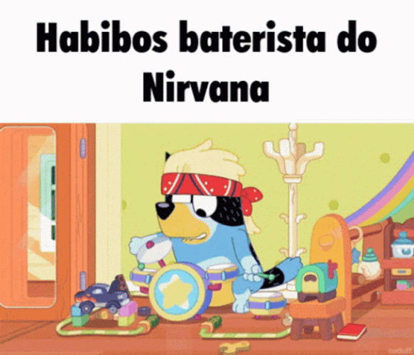 Bluey Heeler Nirvana GIF