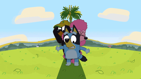 Bluey Shadow Game GIF