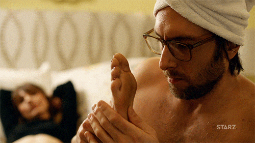 Blunt Talk Celia And Jim Foot Fetish GIF