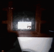 Blurred Box With Sticker Saying A