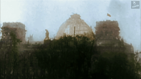 Blurred Building With Letter K