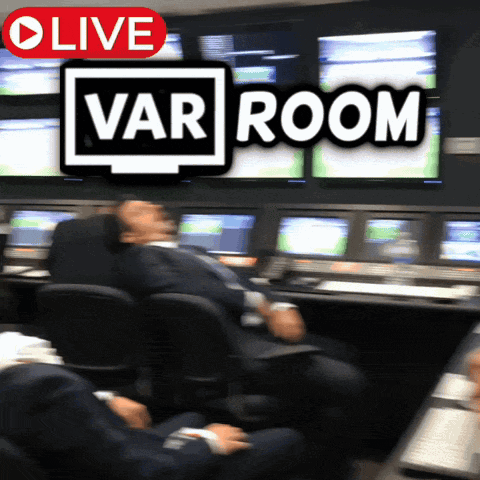 Blurred Control Room With Live Var Room