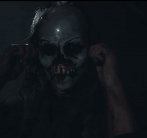 Blurred Dark Background With White Lines GIF