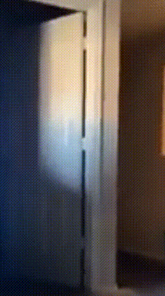 Blurred Door With Light