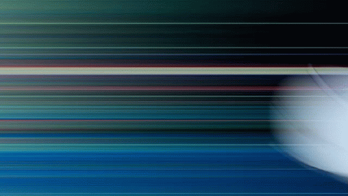 Blurred Face Against Blue Background