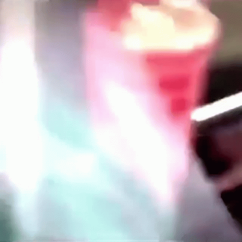 Blurred Face with Red Triangle