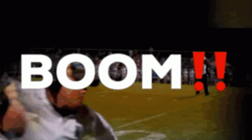Blurred Football Field With White Boom GIF