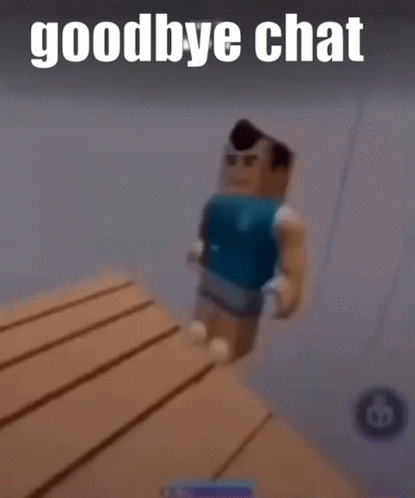 Blurred Image Of Person With Words Goodbye Chat GIF