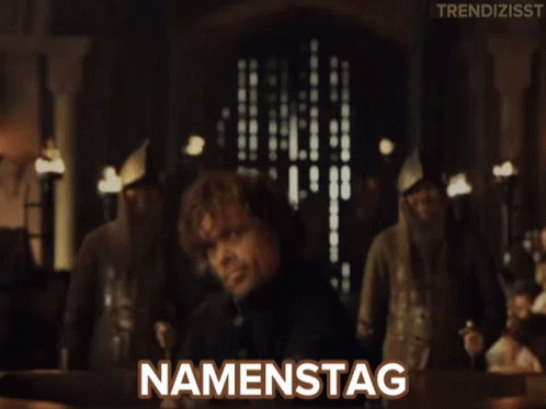 Blurred Man with Namenstag