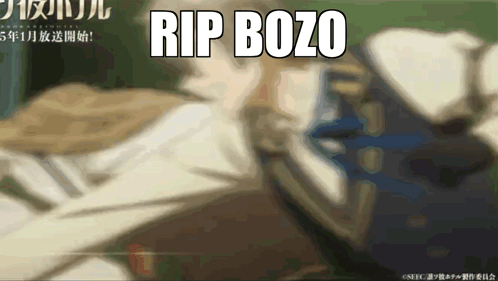 Blurred Man With Rip Bozo GIF