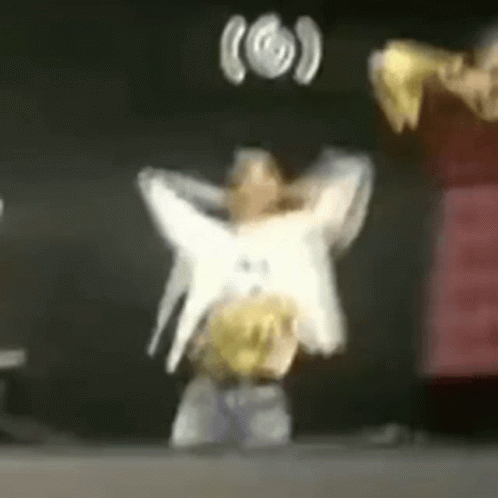 Blurred Person Dancing With Star on Back