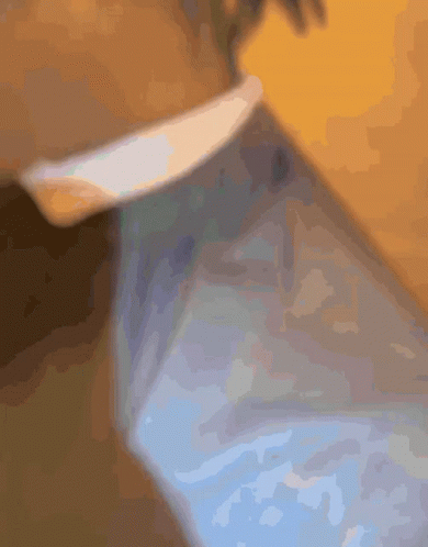 Blurred Person Neck and Shoulder